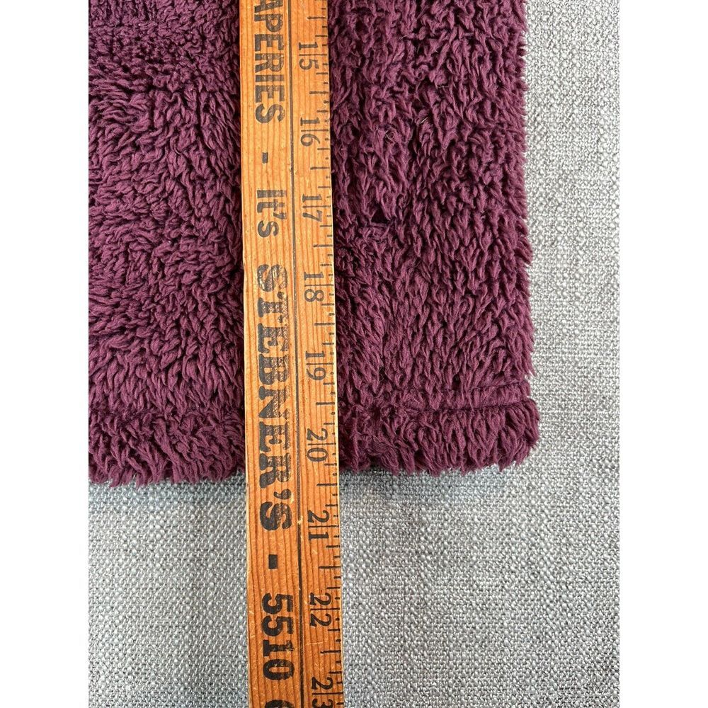 Patagonia Vest Girls (L - 12) Purple Los Gatos Deep Pile Full Zip Outdoor Hiking - Picture 5 of 7